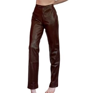 Ralph Lauren Collection Leather Pants